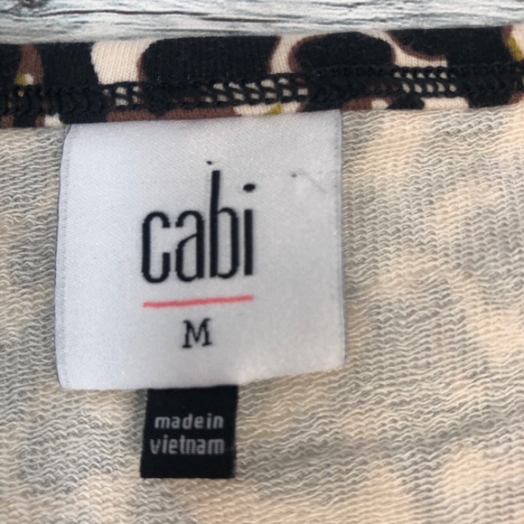 CAbi Knotty Leopard Print Sleeveless Top Medium - Picture 4 of 9